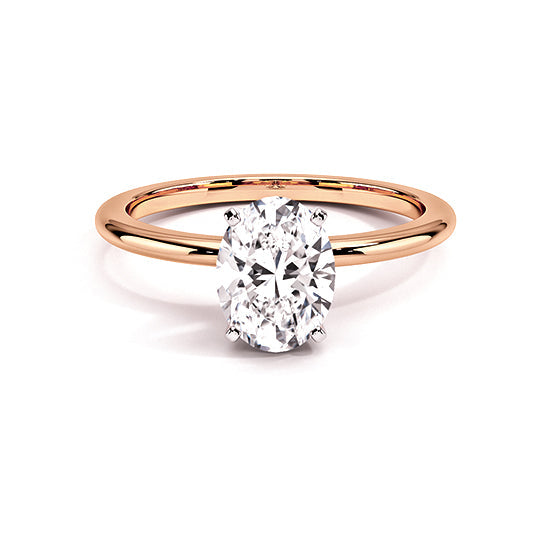 DIAMOND - OVAL SOLITAIRE ENGAGEMENT RING