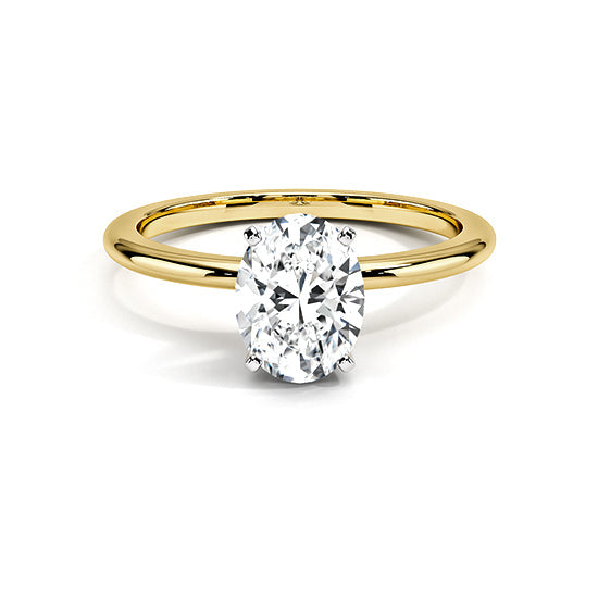 DIAMOND - OVAL SOLITAIRE ENGAGEMENT RING