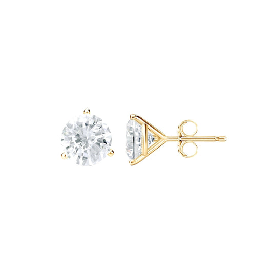 IE 3 PRONG DIAMOND STUD