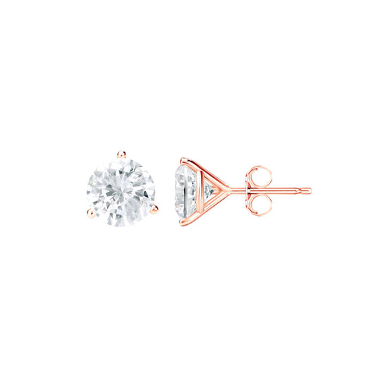 IE 3 PRONG DIAMOND STUD