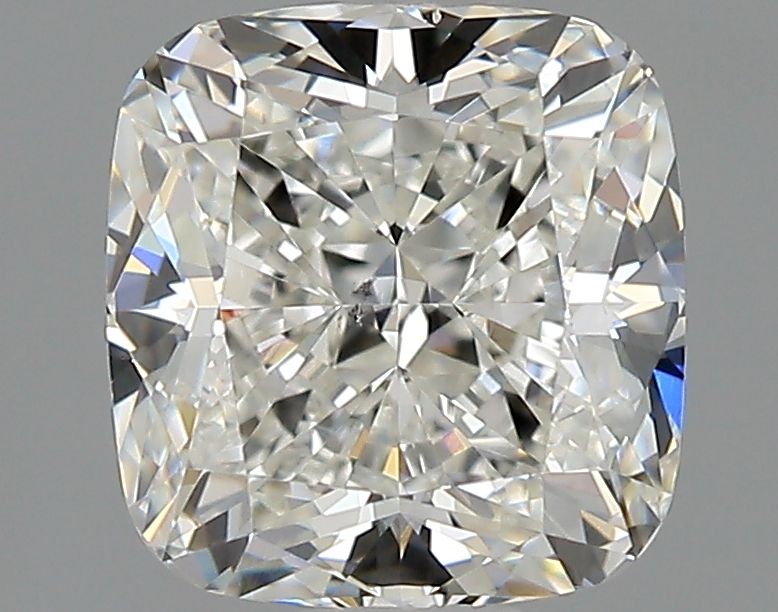 NATURAL DIAMOND - CUSHION-CUT HALO ENGAGEMENT RING WITH NO SIDE DIAMONDS