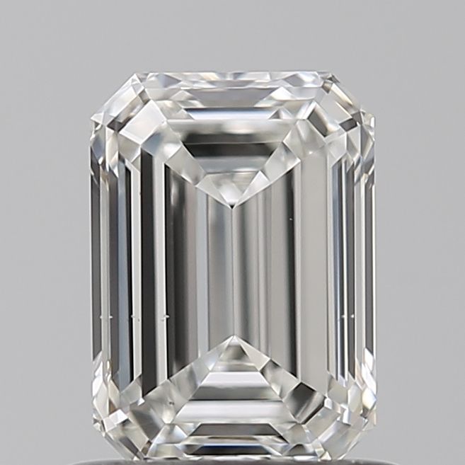 NATURAL DIAMOND - EMERALD-CUT HALO ENGAGEMENT RING WITH NO SIDE DIAMONDS