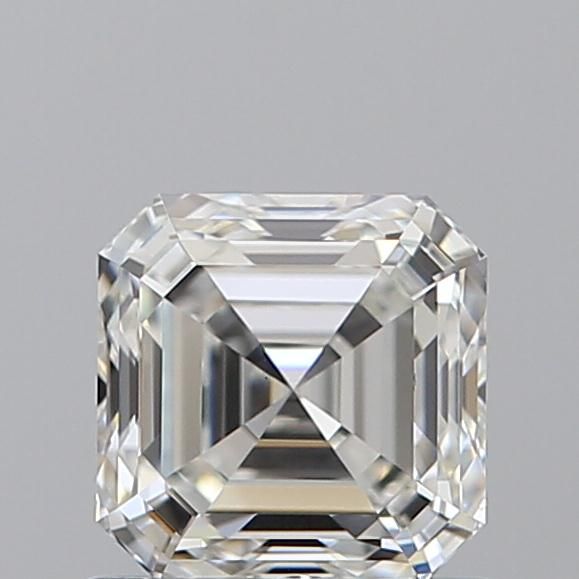 NATURAL DIAMOND - ASSCHER-CUT HALO ENGAGEMENT RING - NO SIDE DIAMONDS