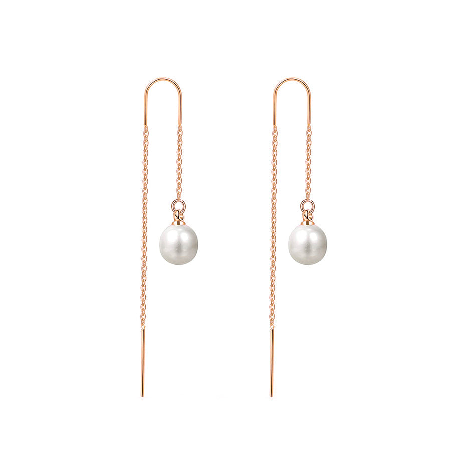 IE DANGLE PEARL EARRING