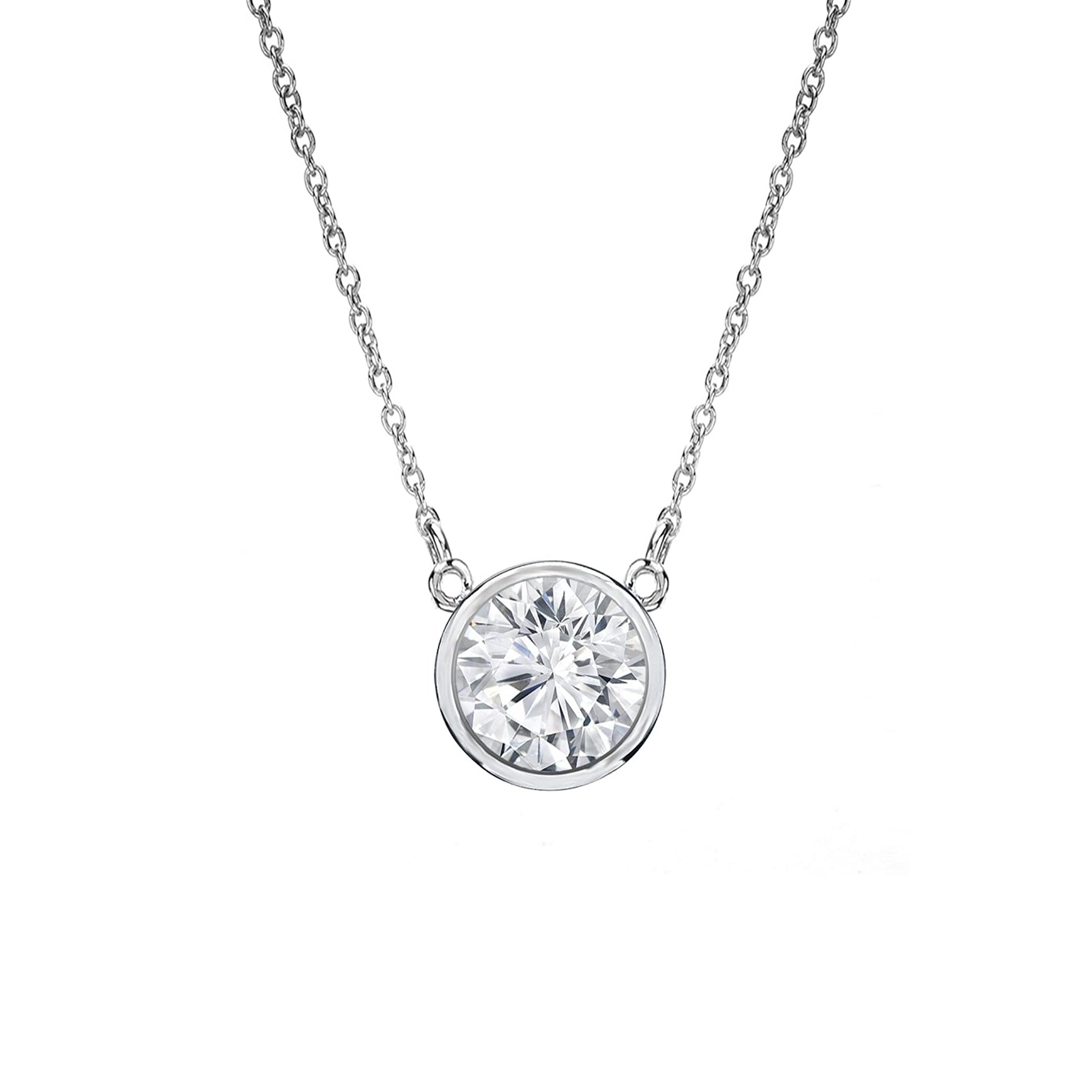 IE ROUND BRILLIANT DIAMOND PENDANT