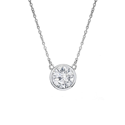 IE ROUND BRILLIANT DIAMOND PENDANT