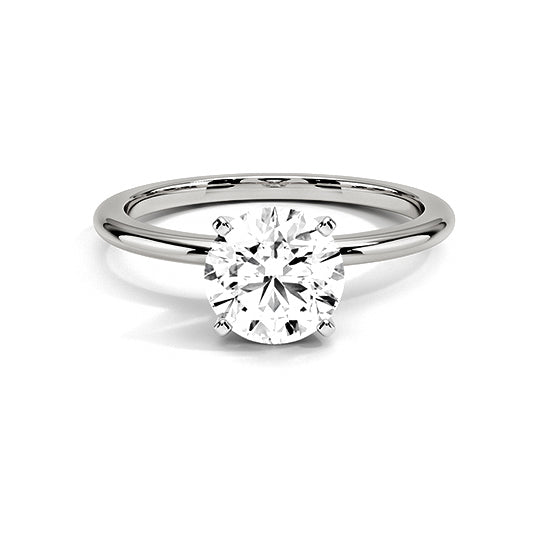 DIAMOND - ROUND BRILLIANT SOLITAIRE ENGAGEMENT RING