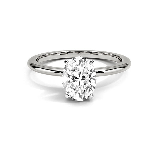 DIAMOND - OVAL SOLITAIRE ENGAGEMENT RING